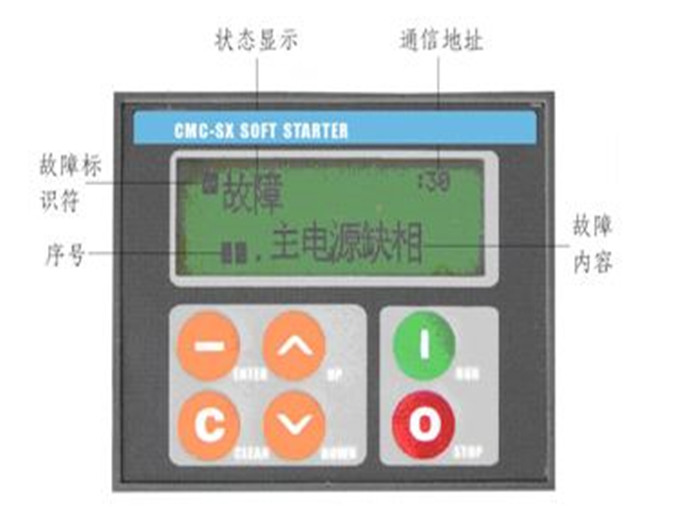 西驰软起启动器故障代码表