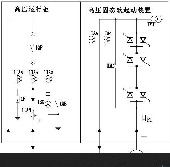 高压固态软启动器原理图