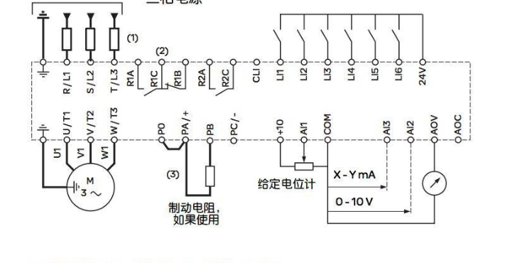 变频器基本接线